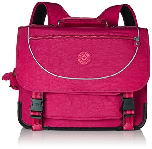 Cartable fille CP kipling Fusia avec porte clé singe