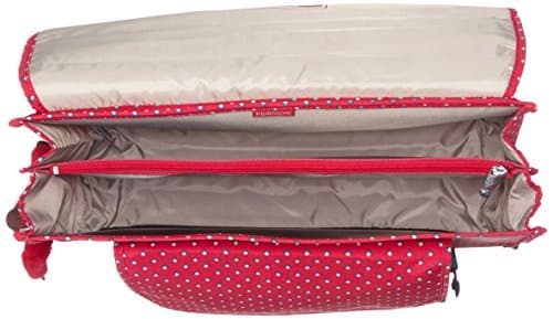 Cartable fille CP kipling rouge à imprimé