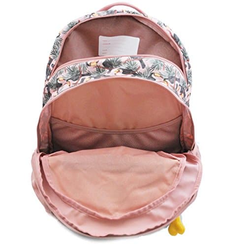 Cartable animaux imprimé Toucans fille CP, capacité 20 litres