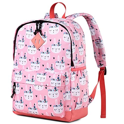 Sac à dos maternelle à motif lapin rose et girly
