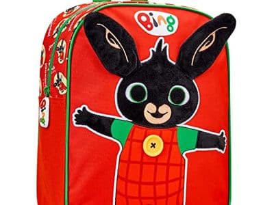 Sac à dos maternelle lapin bing rouge