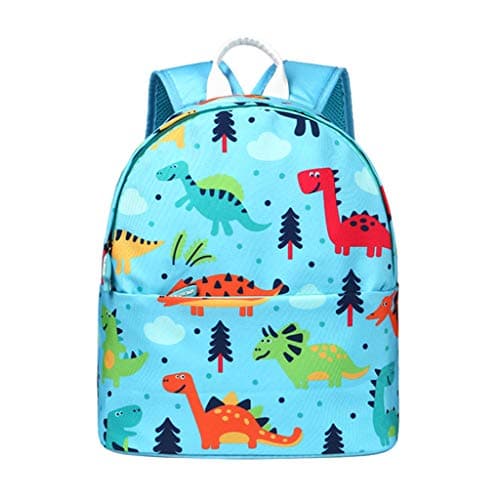 Sac maternelle dinosaure avec imprimé couleur turquoise