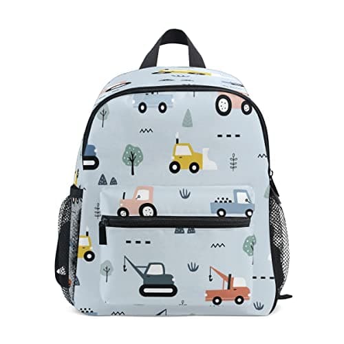 Sac à dos Taxi pour École Maternelle - Pour Fille et Garçon, Multicolore, Taille unique - Daypack de Voyage