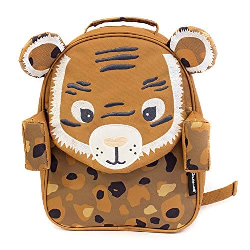 Sac à dos enfant tigre marron pour maternelle