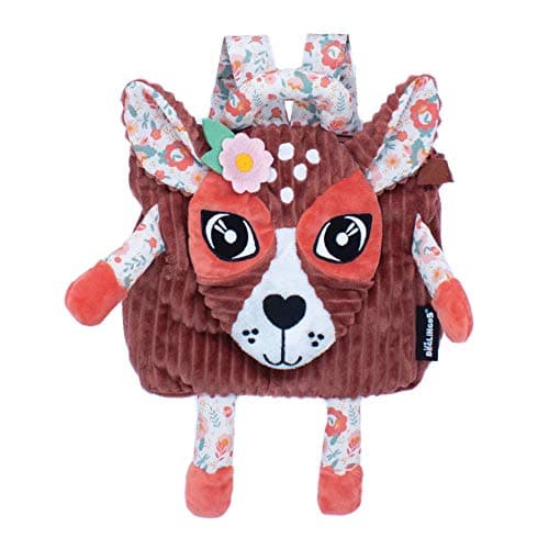 Sac à dos biche en velours pour maternelle