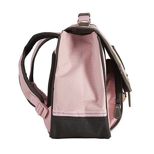 Bretelles ergonomiques du cartable Fille CP rose corail Tann's 35 cm