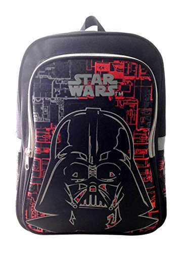 Sac à dos Cartable Star Wars garçon CP rouge et noir