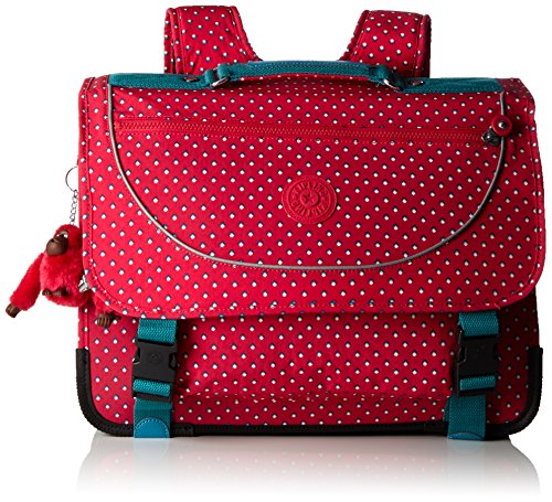 Cartable fille CP kipling rouge à imprimé