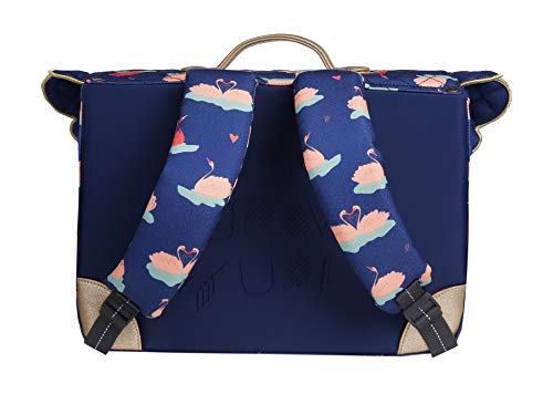 Cartable animaux imprimé flamands roses fille CP, 36 cm