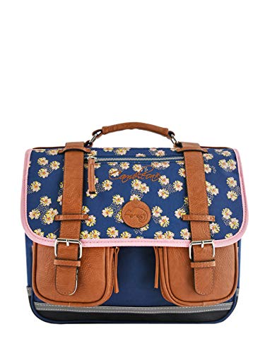 Cartable fille CP Caméléon Liberty bleu Vintage fleuri