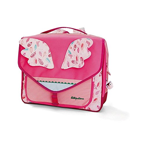 Cartable fille rose maternelle  papillon