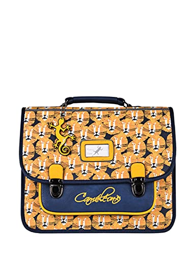 Cartable maternelle imprimé chat pour garçon Caméléon, 35 cm avec 2 compartiments