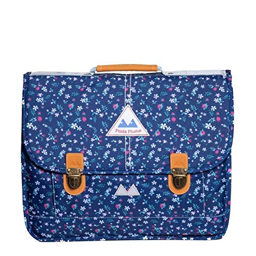 Cartable Poids plume imprimé liberty bleu pour fille de CP, 35 cm