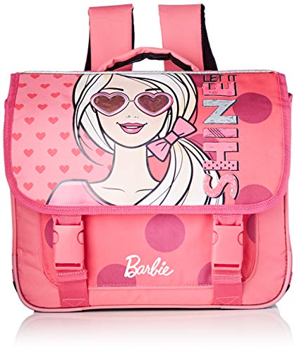 Cartable rose Barbie, 38 cm , 2 compartiments, bagtrotter