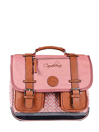 sac a main fille en similicuir graine avec clous decoratifs rose sacs et  cartables fille