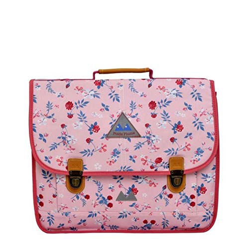 Cartable rose imprimé fleurs liberty Poids plume