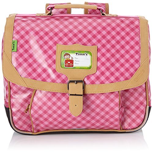 Cartables girly fille CP imprimé vichy 35 cm