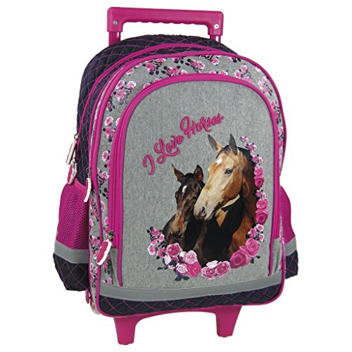 Cartable cheval avec photo Cheval fille CP primaire