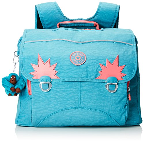 Cartable Sac à dos enfant CP Kipling Turquoise et rose