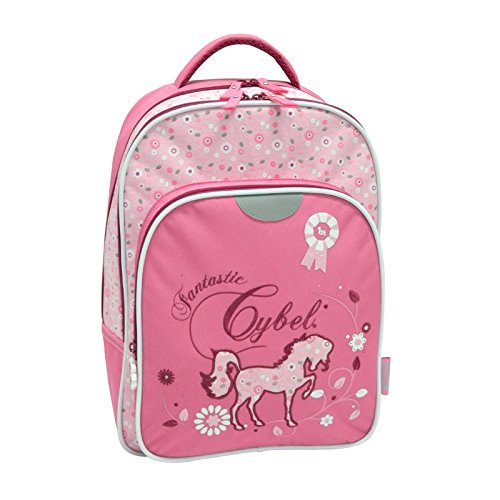 Sac à dos Cartable Cybel Cheval fille CP rose à roulettes