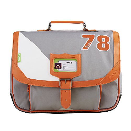 Cartable Tann's garçon CP, 35 cm, gris bicolore