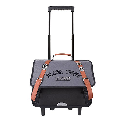 Cartable trolley CE1 ou CE2 IKKS Black Tiger