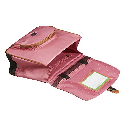 Fermoirs Tuck du cartable du cartable Fille CP rose corail Tann's 35 cm