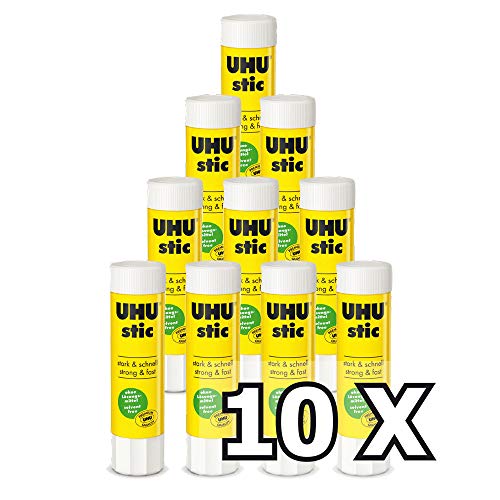 Tubes de colle UHU de 8 grammes vendu par lot de 10 sans solvant