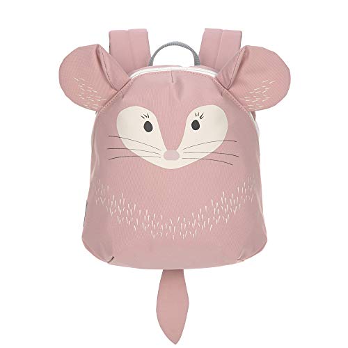 Petit cartable sac à dos maternelle rose original pour fille Lassig chinchilla
