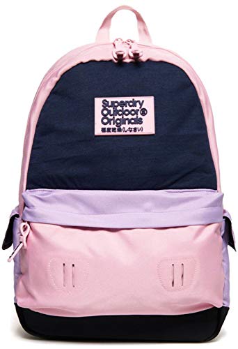 Sac à dos collège Superdry rose pour fille