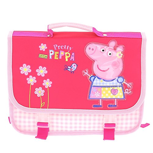 Cartable maternelle fille Peppa pig rose