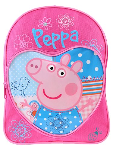 Sac à dos maternelle fille Peppa pig rose