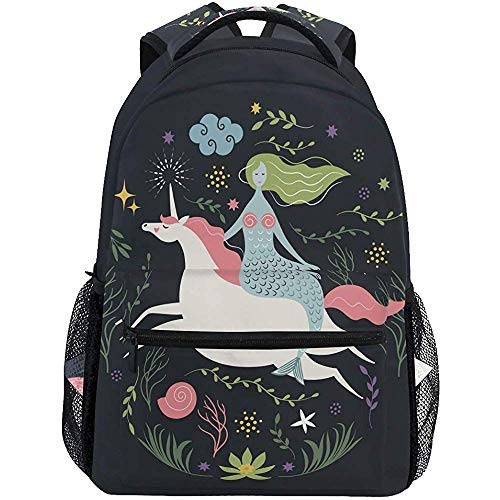 Sac à dos licorne et sirène  fille pour l'école