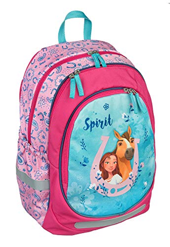 Sac à dos Spirit fille pour l'école couleur rose