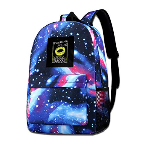 Sac à dos Galaxy violet, bleu pour le collège Le Seigneur des anneaux