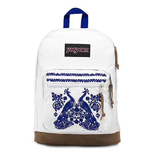 Sac à dos JanSport étudiant pour laptop paons look vintage bohème