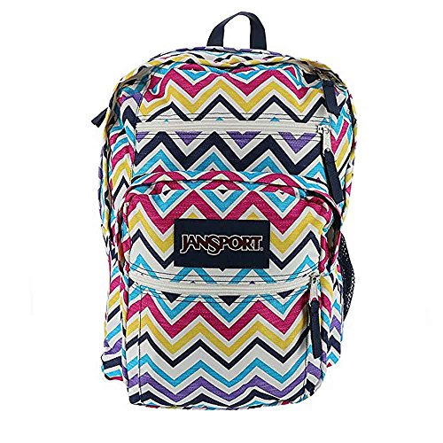 Sac à dos JanSport étudiant pour laptop rayé multicolore