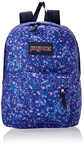 Sac à dos JanSport Superbreak bleu et mauve solstice skies