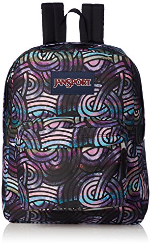 Sac à dos JanSport Superbreak imprimé tribal géométrique mauve