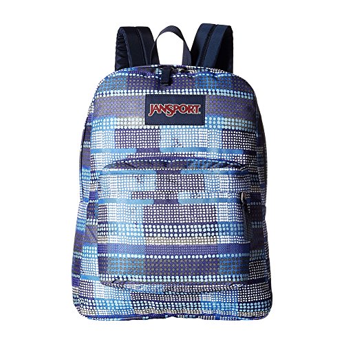 Sac à dos JanSport Superbreak rayures bleues graphiques