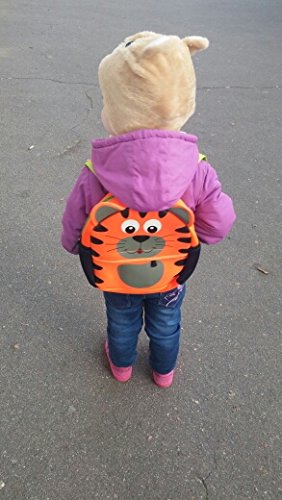 sac à dos maternelle chat tigré orange Kiddibo