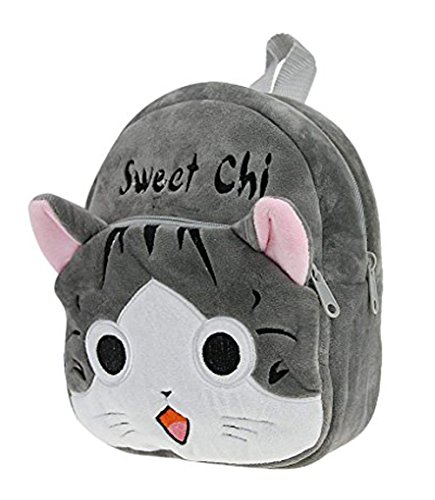sac à dos maternelle chat gris