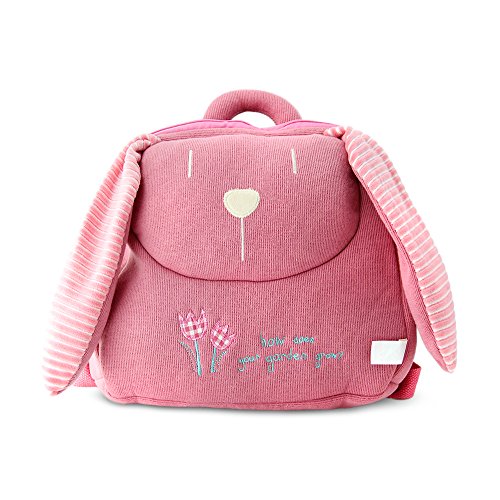 Cartable sac à dos peluche doudoux lapin fille pour école Maternelle