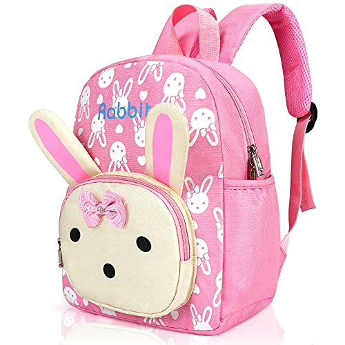 Sac à dos maternelle lapin rose