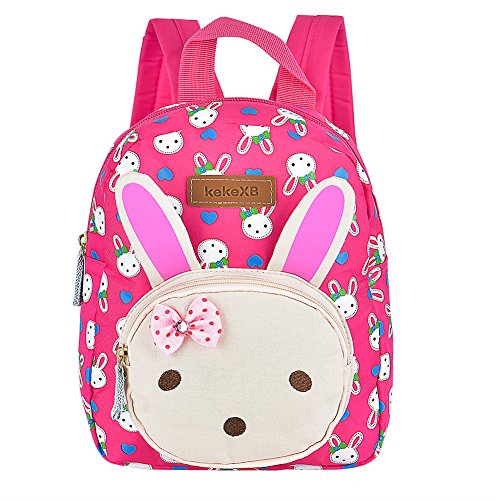 Sac à dos maternelle lapin rose