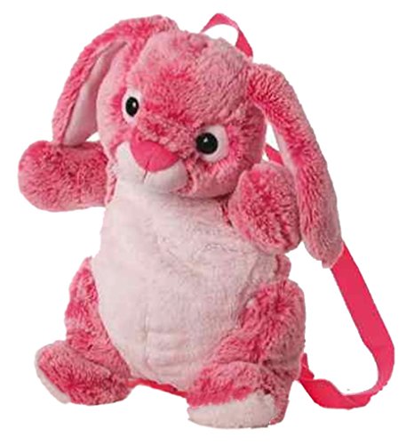 sac à dos maternelle lapin rose fille en peluche
