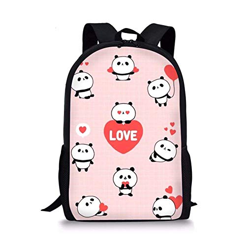 Sac à dos école fille CP primaire Animal I love Panda