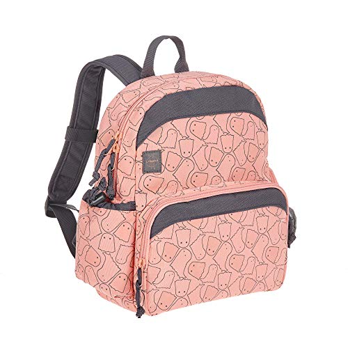 Petit sac à dos rose pour l'école maternelle lumineux dans le noir signé Lassig