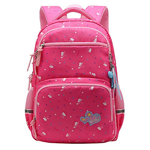 Cartable rose Happy Cherry pour le CP, le CE1 ou CE2