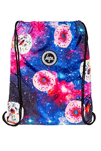 Sac de sport à ficelles Galaxy avec donuts phosphorescentes